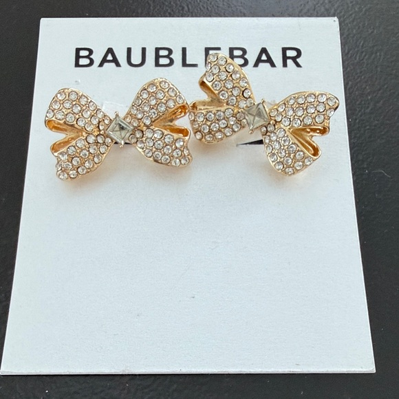 BaubleBar Jewelry - Baublebar NEW CZ Bows
